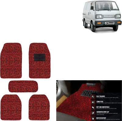 aksmit PVC Standard Mat For  Maruti Suzuki Omni(Red, Black)