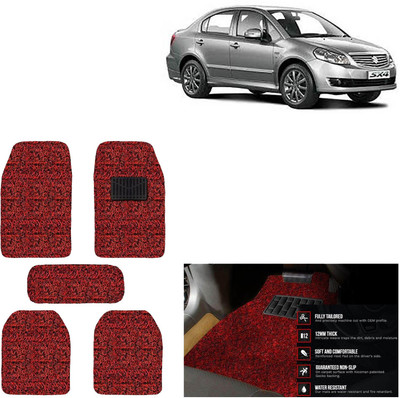 aksmit PVC Standard Mat For  Maruti Suzuki SX4(Red, Black)