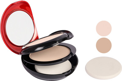 MARS 2 in 1 Carese BB Silky Skin Matte Compact Powder Compact(Beige-7469, 20 g)