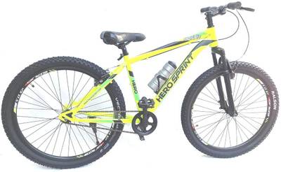 HERO Sprint Hustle 27.5 T Roadster Cycle Single Speed Yellow
