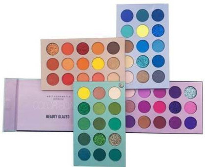 Beauty Glazed Eyeshadow Palette 60 Colors Mattes And Shimmers High Pigmented Color Board Palette Long Lasting Makeup Palette Blendable Professional Eye Shadow Make Up Eye Cosmetic 60 ml (Multi) 150 g(Mulyicolor) Beauty Glazed Eyeshadow Palette 60 Colors Mattes And Shimmers High Pigmented Color Board Palette Long Lasting Makeup Palette Blendable Professional Eye Shadow Make Up Eye Cosmetic 60 ml (Multi) 150 g(Mulyicolor)