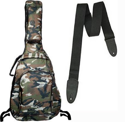 KANHA HUB NEW HEAVY PADDED GUITAR BAG (US ARMY PATTERN) Guitar Bag Guitar Bag