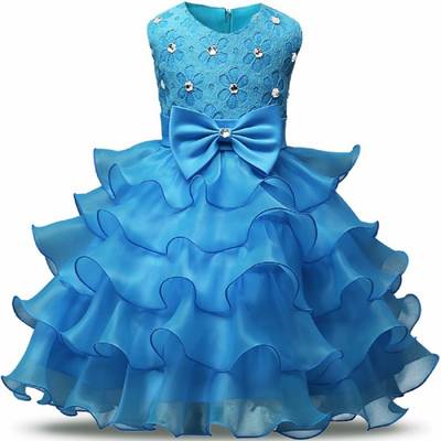 MINSA Girls Midi/Knee Length Party Dress