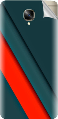 Snooky OnePlus 3 Mobile Skin(Green, Red)