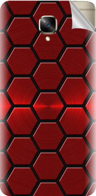Snooky OnePlus 3T Mobile Skin(Red, Black)