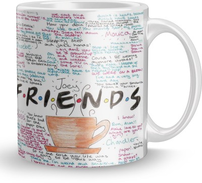 Mott2 Friends beauty full Design Printed coffee mug gift For Friends White-949 Ceramic Coffee Mug(330 ml)