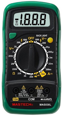 SIGMA Mastech MAS830L Digital Multimeter 2000 Counts Digital Multimeter(Black 2000 Counts)