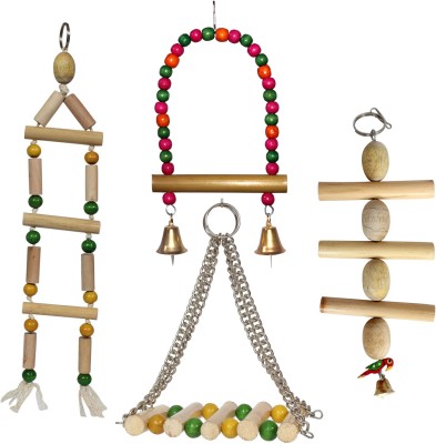 Jainsons Pet Products Wooden Training Aid For Bird