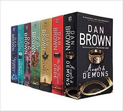 Robert Langdon Series Collection 7 Books Set By Dan Brown (Angels And Demons, The Da Vinci Code, The Lost Symbol, Inferno, Origin, Digital Fortress, Deception Point) Paperback – 1 January 2018(Papeback, Dan Brown)