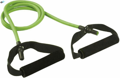 A.K Pull Single Rope Toning Resistance Bands Fitness Rubber Bands for Fitness Exercise Resistance Tube(Green, Black)