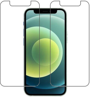 HOBBYTRONICS Tempered Glass Guard for iPhone 12 Mini(Pack of 2)