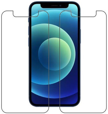 HOBBYTRONICS Tempered Glass Guard for iPhone 12 Mini(Pack of 2)