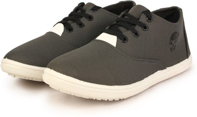 KRAVEN Partywear shoes::Sneakers::Casual shoes::Walking shoes::Canvas shoes::Stylish shoes::Quality shoes::Shoes Sneakers For Men(Grey , 7)