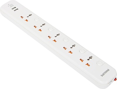 Philips SPN6358WD 5  Socket Extension Boards (White)