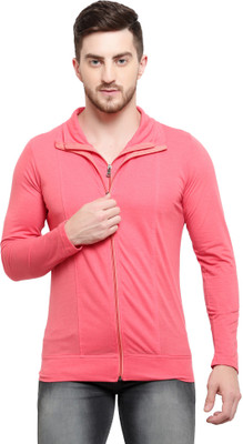 Adorbs Solid Men Polo Neck Red T-Shirt