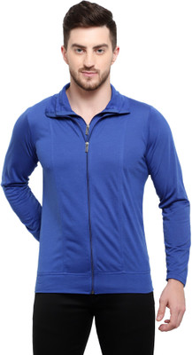 Moordale Solid Men Polo Neck Dark Blue T-Shirt