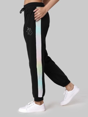 The Souled Store TSS Originals Graphic Print Women Black Track Pants