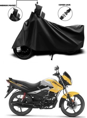 carbox Two Wheeler Cover for Hero(Passion Pro i3S, Black)