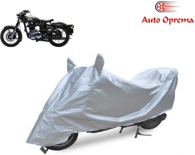 Auto Oprema Waterproof Two Wheeler Cover for Universal For Bike(Battle Green, Silver)