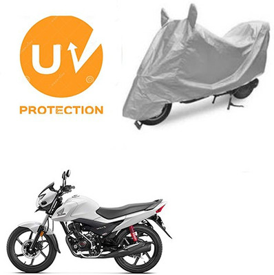 SANJU Waterproof Two Wheeler Cover for Honda(Livo, Silver)