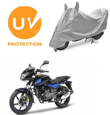 SANJU Waterproof Two Wheeler Cover for Bajaj(Pulsar 150 DTS-i, Silver)