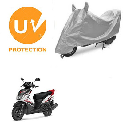 SANJU Waterproof Two Wheeler Cover for Yamaha(Ray Z, Silver)
