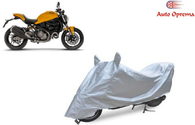 Auto Oprema Waterproof Two Wheeler Cover for Universal For Bike(Monster 821, Silver)