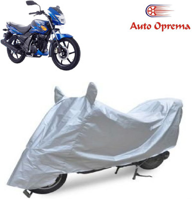 Auto Oprema Waterproof Two Wheeler Cover for Universal For Bike(Flame SR125, Silver)