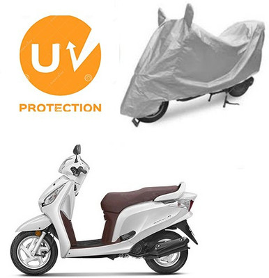 MOTOWORLD Waterproof Two Wheeler Cover for Honda(Aviator, Grey)