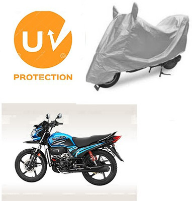 MOTOWORLD Waterproof Two Wheeler Cover for Honda(Passion Pro TR, Grey)