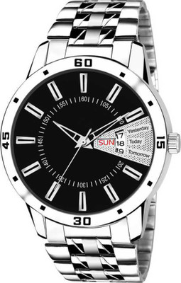 HINISH DD Black Pattri Chain Analog Watch For Men and Boys Analog Watch - For Men