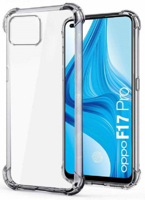 MULTRONICS Back Cover for OPPO F17 PRO(Transparent, Silicon)