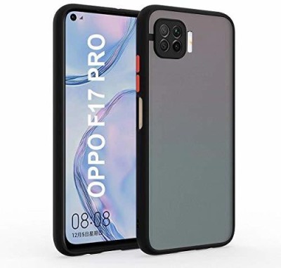 AGEIS Back Cover for Oppo F17 PRO(Black, Red, Grip Case, Pack of: 1)