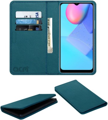ACM Flip Cover for Vivo Y12S(Blue, Cases with Holder, Pack of: 1)