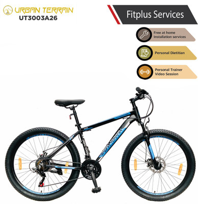 Urban Terrain UT3003A26 Alloy MTB with 21 Shimano Gear and...