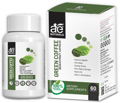 AE Naturals Pure Green Coffee Bean Extract(60 Tablets)