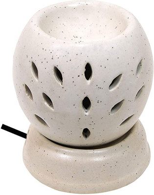 BHARTI TRADERS Lemongrass Aroma Oil, Diffuser Set Electric Aroma Diffuser Set Round Shape Burner Diffuser Set (10 ml) Lemongrass(10 ml)