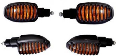 Amtek Auto indicator grill Bike Headlight Grill(Black)