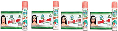 Amrutanjan Roll On Headaches Liquid 4 X 10 ml Packs Liquid(4 x 10 ml)