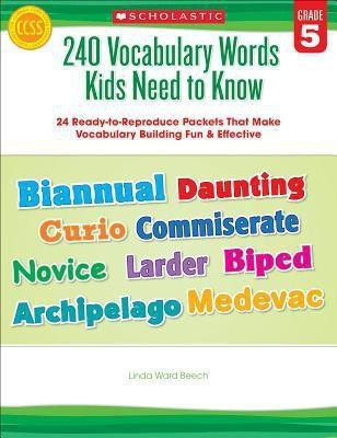 240 Vocabulary Words Kids Need to Know: Grade 5(English, Paperback, Beech Linda)