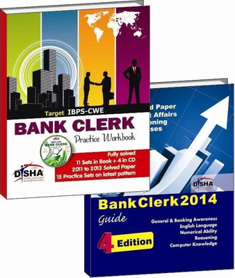 Ibps-Cwe Bank Clerk 2014 Simplified (Guide + 15 Practice Sets) with CD(English, Mixed media product, Disha Experts)
