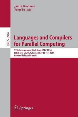 Languages and Compilers for Parallel Computing(English, Paperback, unknown)
