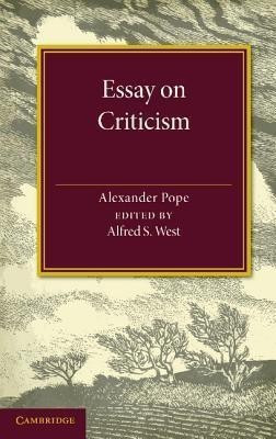 Essay on Criticism(English, Paperback, Pope Alexander)