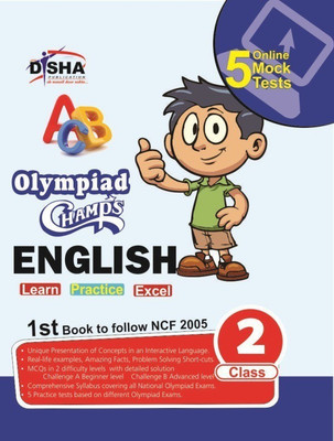 Olympiad Champs English Class 2 with 5 Online Mock Tests(English, Paperback, unknown)