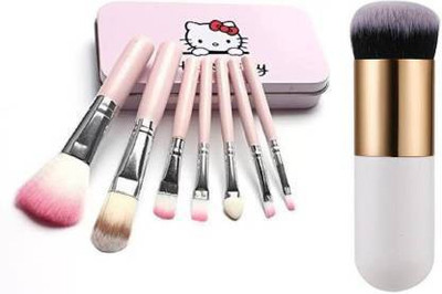 sunisa Makeup Brush Set of 8 with Foundation Brush(Pack of 8)