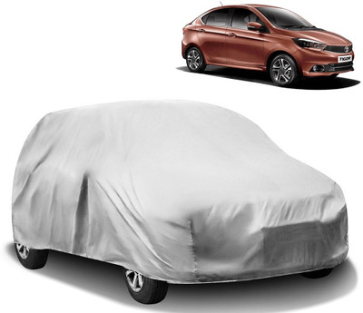 HMS Car Cover For Tata Tigor (Without Mirror Pockets)(Silver)