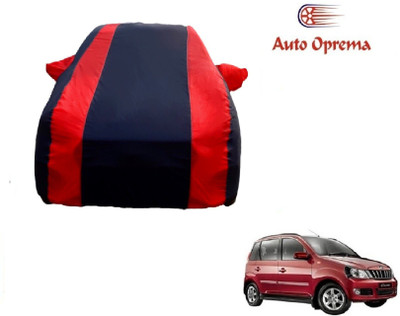Auto Oprema Car Cover For Mahindra Quanto (With Mirror Pockets)(Blue, Red)