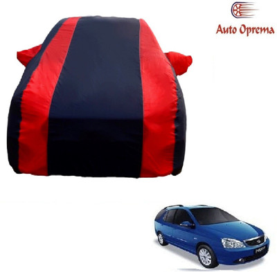 Auto Oprema Car Cover For Tata Indigo Marina (With Mirror Pockets)(Blue, Red)