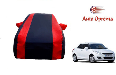 Auto Oprema Car Cover For Maruti Suzuki Swift Dzire (With Mirror Pockets)(Blue, Red)