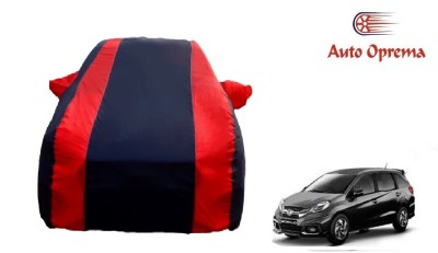 Auto Oprema Car Cover For Honda Mobilio (With Mirror Pockets)(Blue, Red)